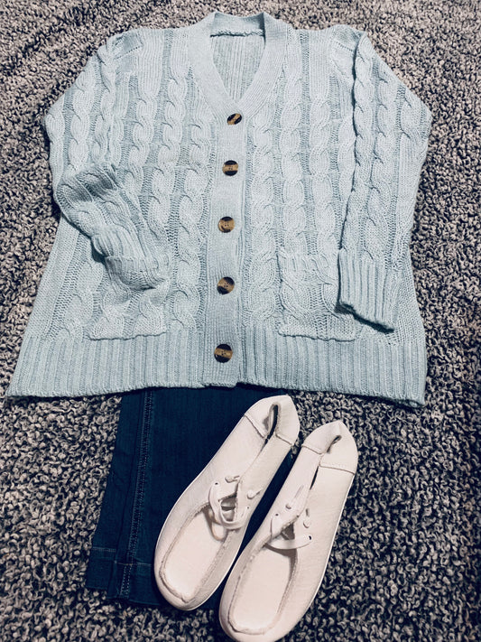 Mint Cardigan